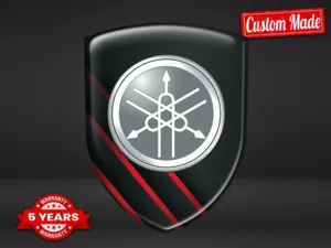 Yamaha Resina Calcomanía Autoadhesiva Acabado Gama Alta Insignia